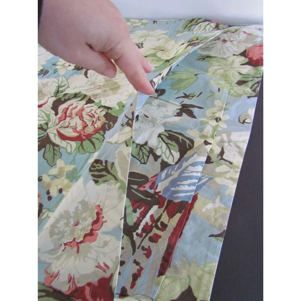 Pottery Barn Bird & Blossom Chinoiserie Standard Shams Multicolor Organic Cotton